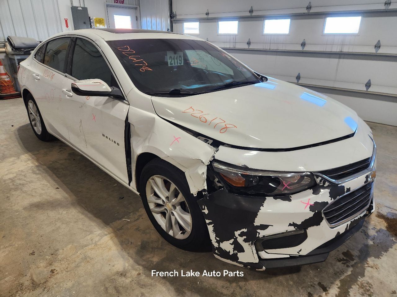 Driver Left Rear Side Door GAZ-Summit White Fits 16-25 MALIBU 1348755