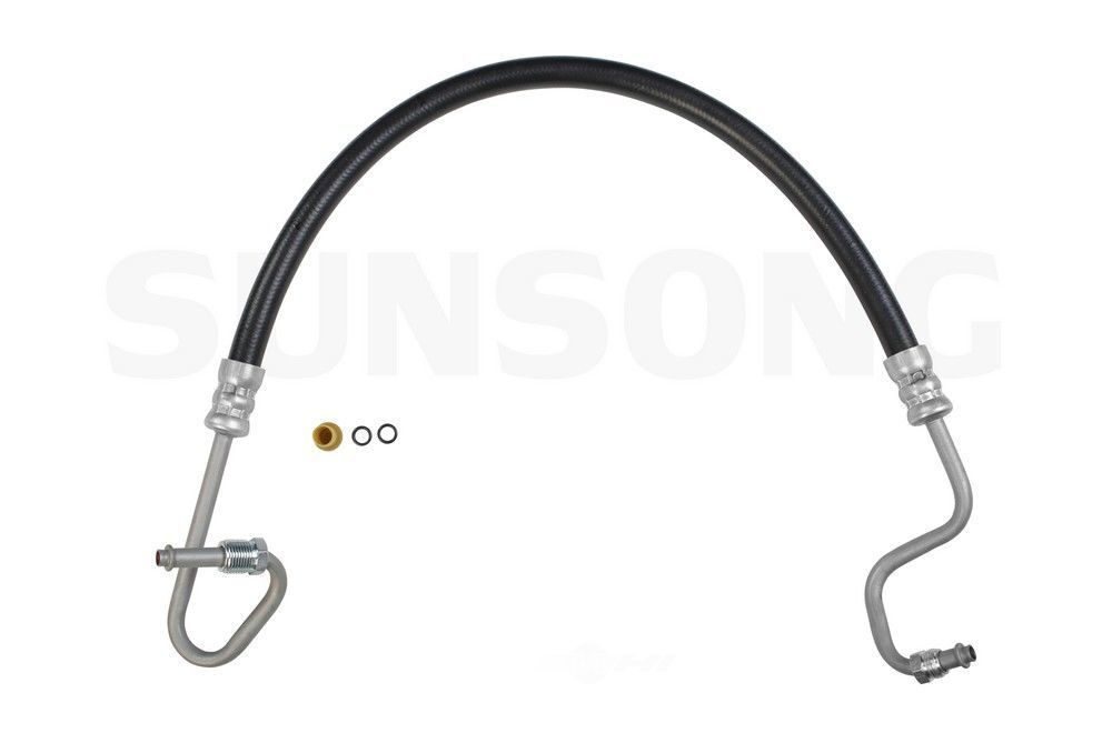 Power Steering Pressure Line Hose Assembly-RWD Sunsong North America 3401401