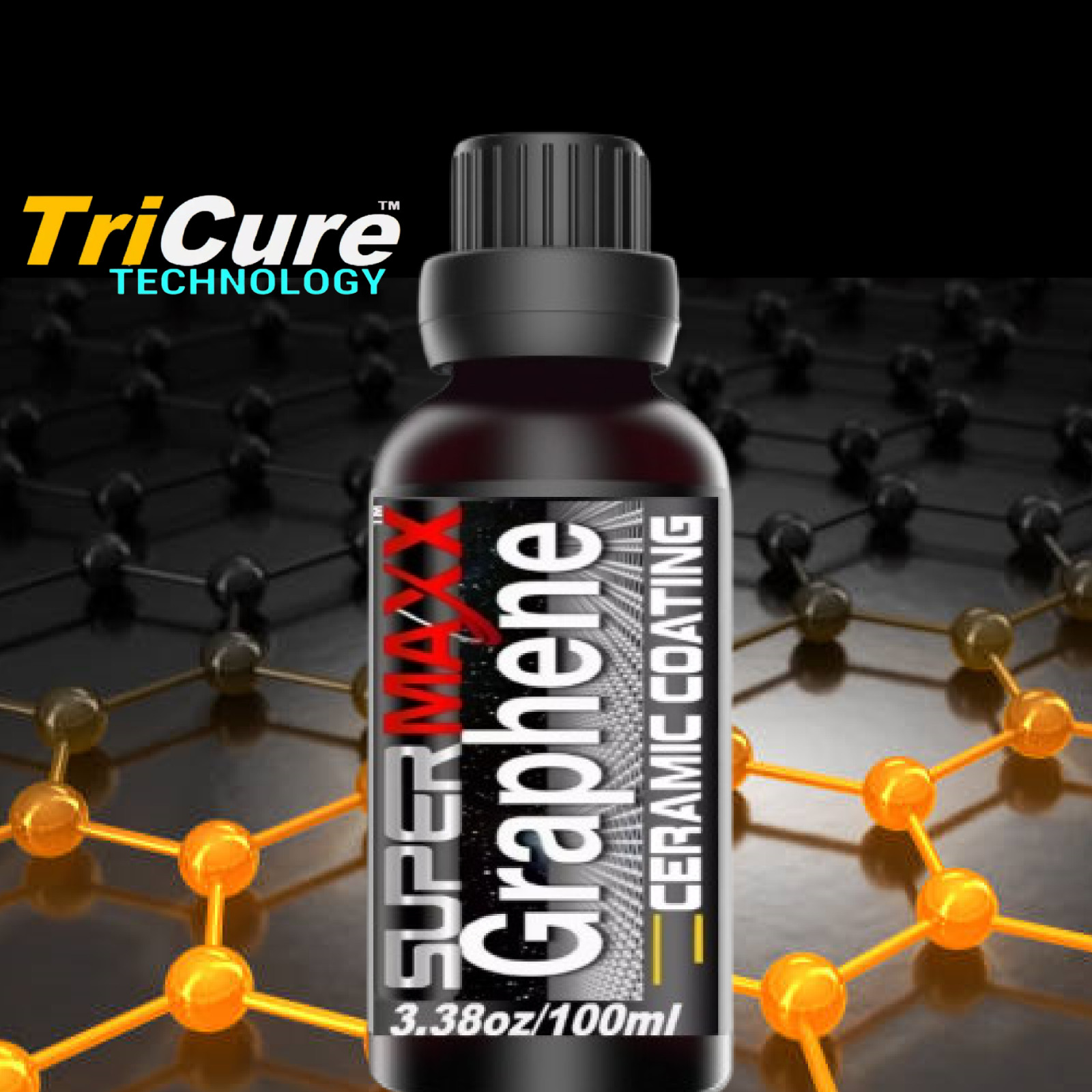 GRAPHENE 10 YEAR CERAMIC PAINT SEALANT “TRICURE PROTECTION” 3.38OZ/100ML – KIT