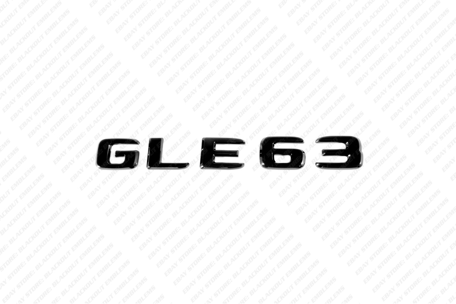 Gloss Black Red Emblems Logo Letter for Mercedes-Benz V8 Biturbo GLE63s AMG W167