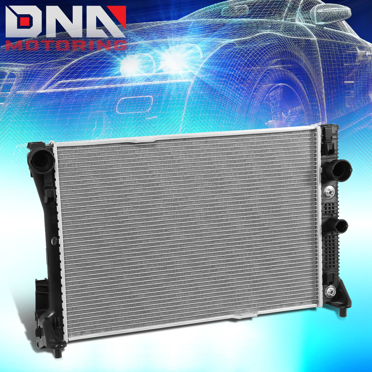 For 2008-2012 Mercedes C250 C300 C350 GLK350 Radiator OE Style Aluminum 13213