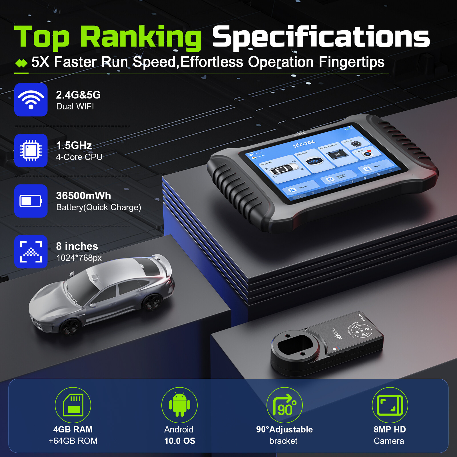 Brake Fluid Liquid Tester Pen Car Auto Oil Moisture Diagnostic Tool 5 Led USA