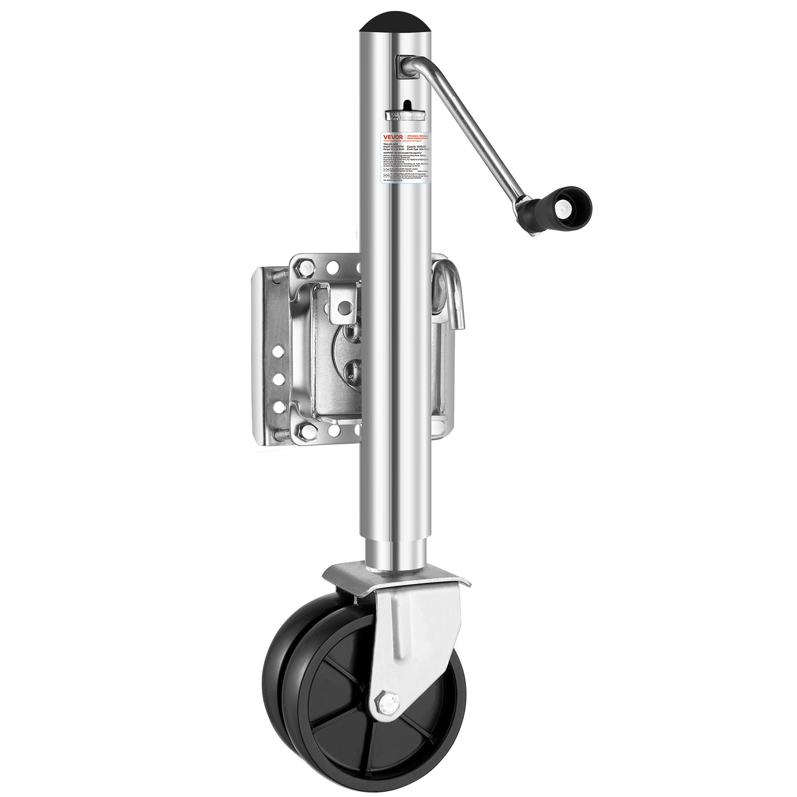 VEVOR Boat Trailer Jack Marine Heavy Duty Swivel Mount Tongue Jack 2000 lbs Load