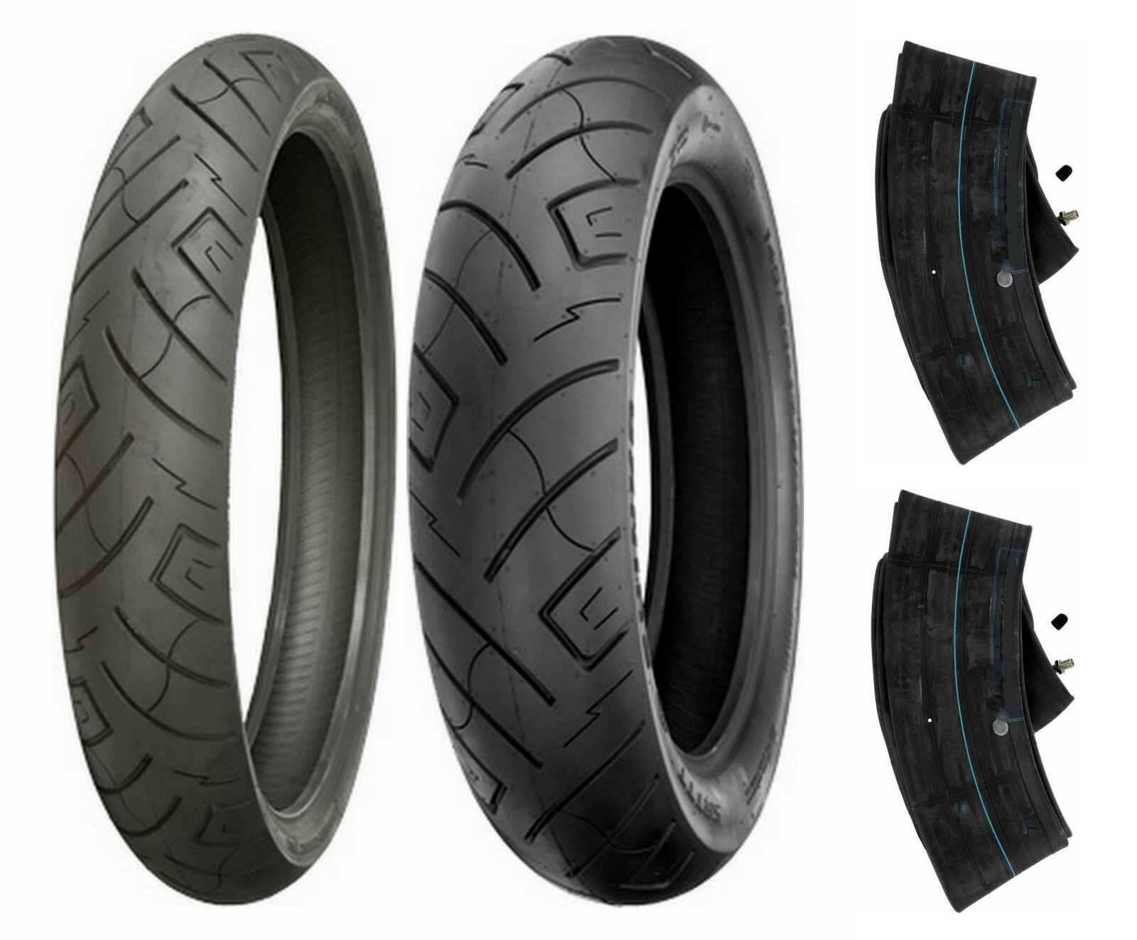 Shinko 120/90-17 & 160/80-15 777 Tire & Tube Set VT750C/C2B Shadow Aero/Phantom