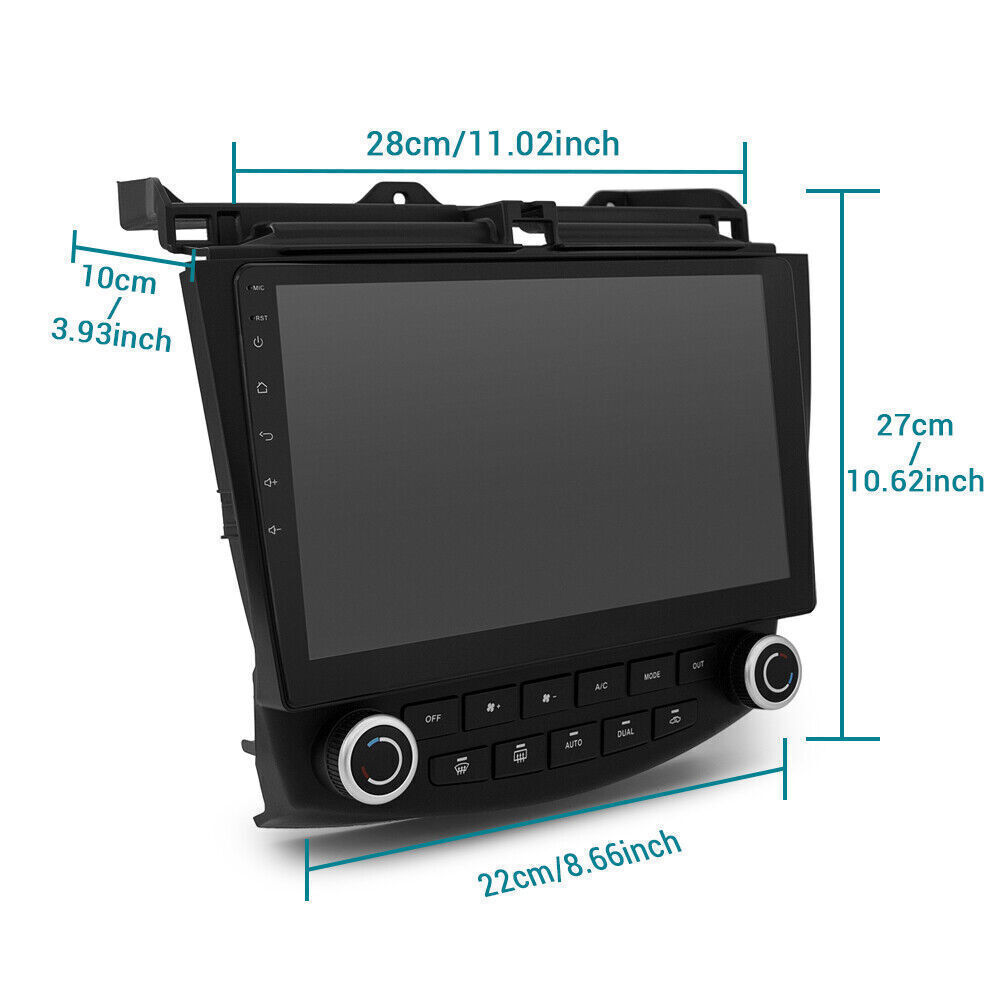 4GB+64GB Car Stereo Radio For Honda Accord 2003-2007 Apple CarPlay Android13 GPS
