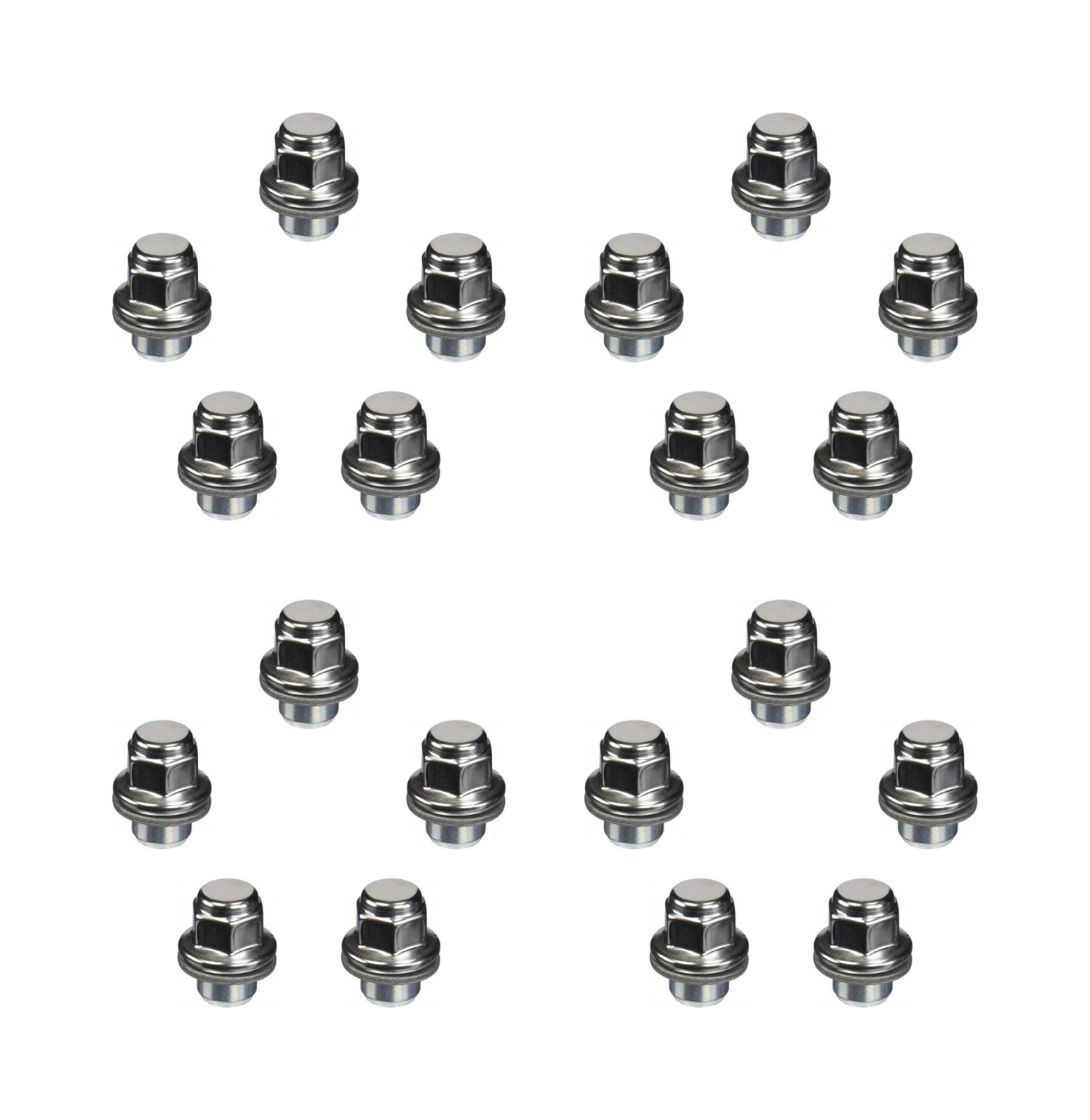 Set of 20 Lug Nuts for Toyota Corolla Camry RAV4 Stainless Dorman 611211 OE Spec