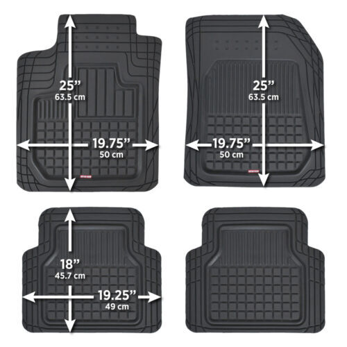 Motor Trend Car Floor Mats All Weather Heavy Duty Semi Custom Fit Honda Vehicles