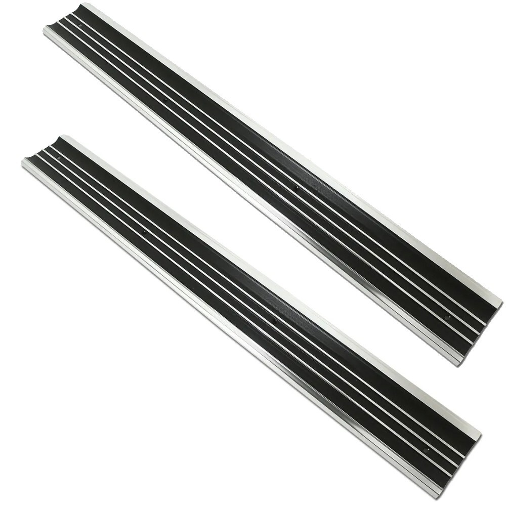 1968 – 77 Corvette Door Sill Scuff Entry Plates Pair Set Good QUALITY Plate NEW