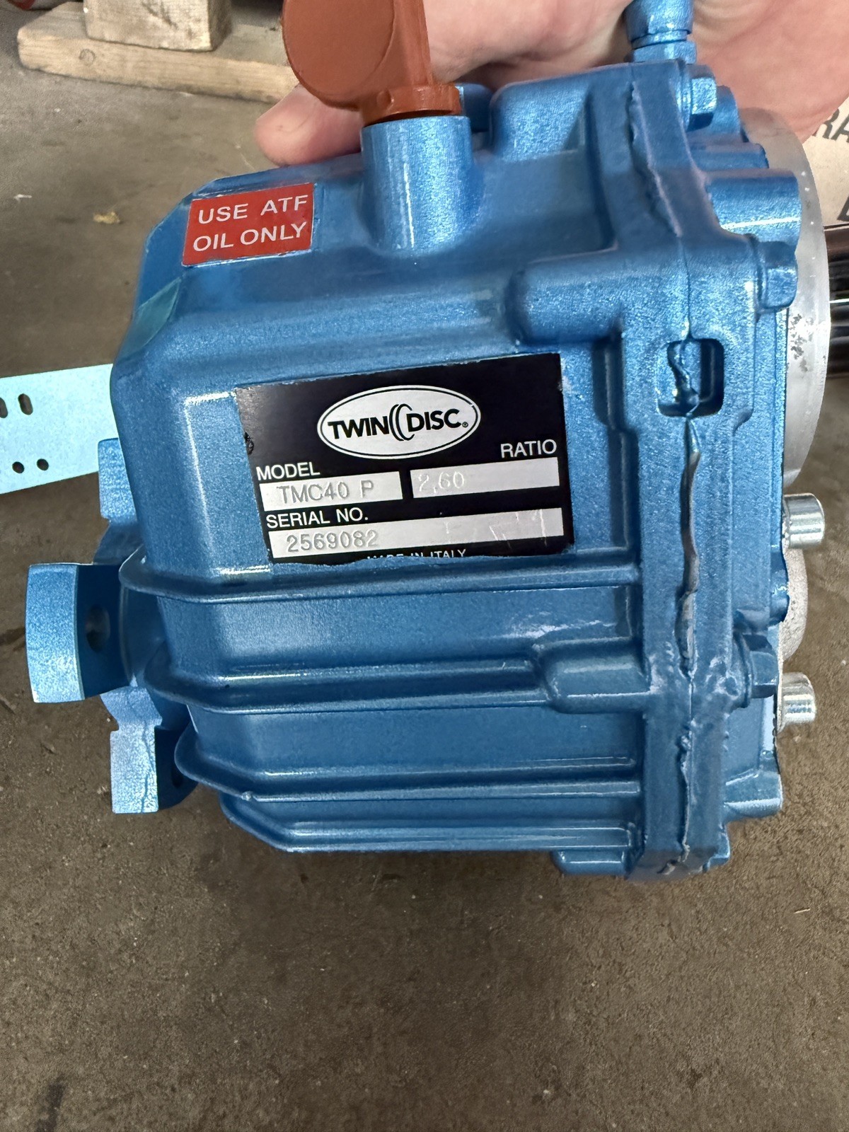 Twin Disc TMC 40 P Marine Transmission Ratio 2.60
