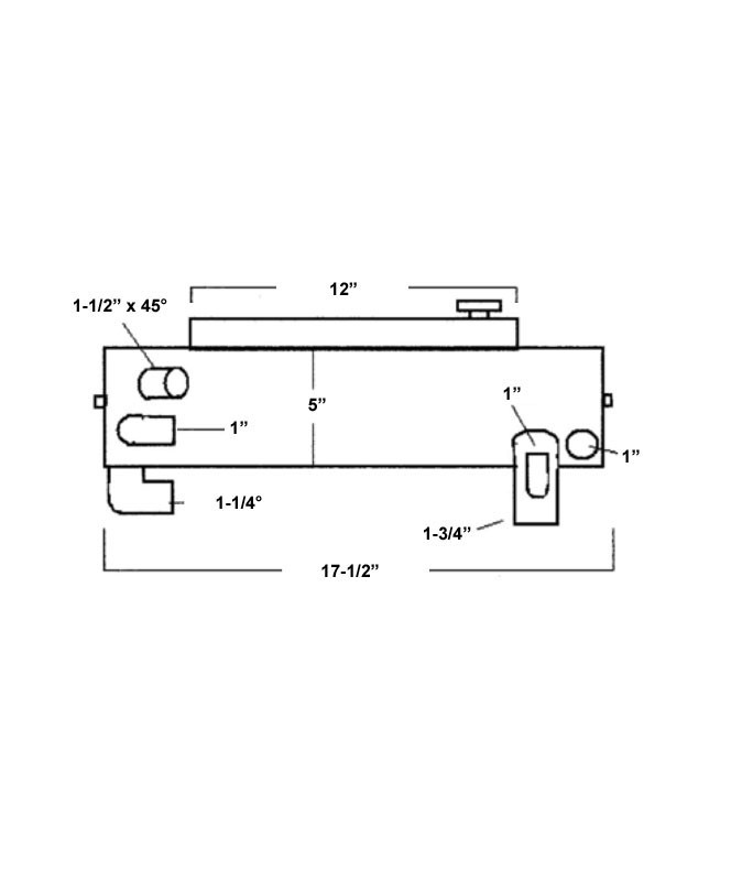 Seakamp Engineering 864395T01 Heat Exchanger, Front-Mount