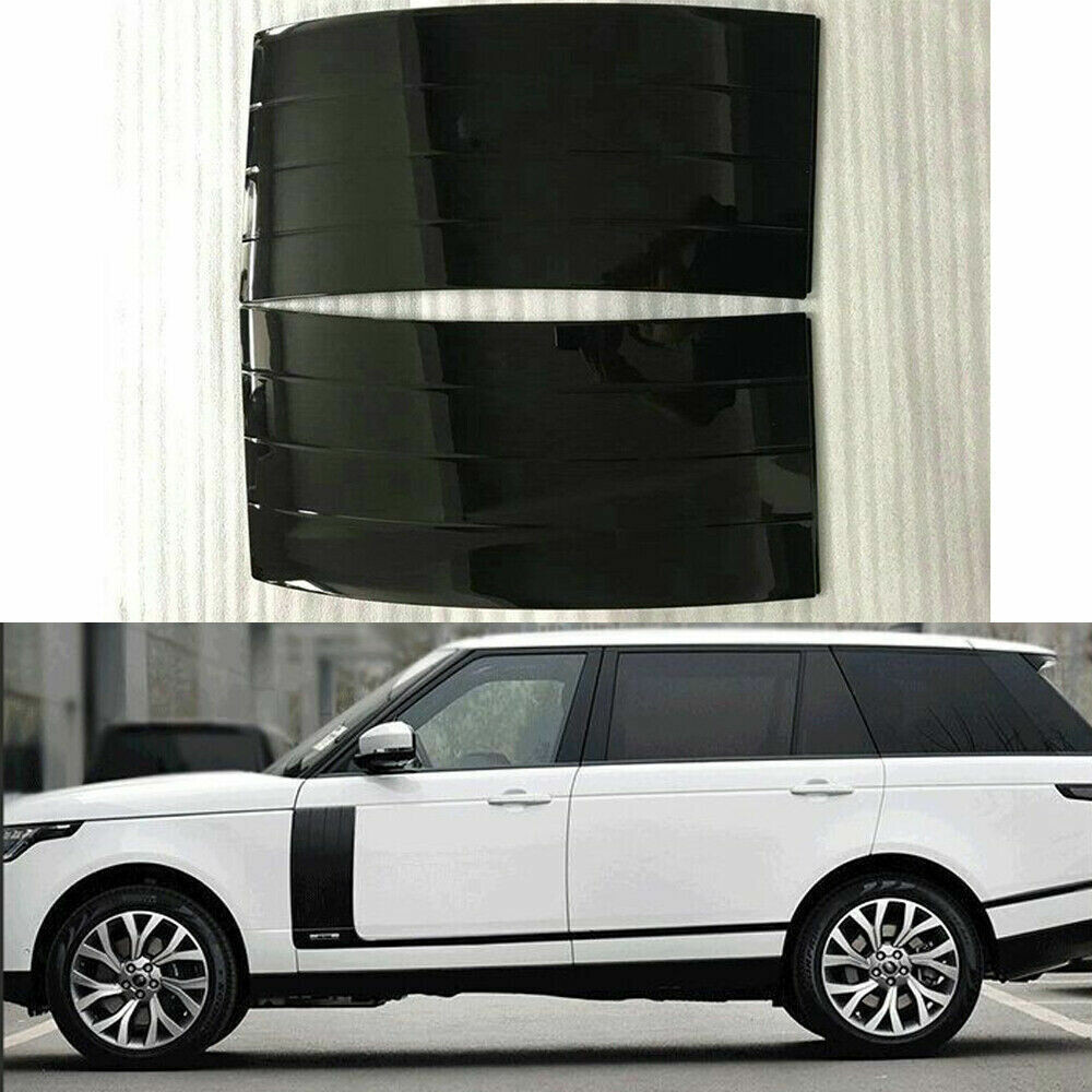 For 2013-2022 Range Rover L405 Black Door Side Body Fender Vent Trim Strip Kit