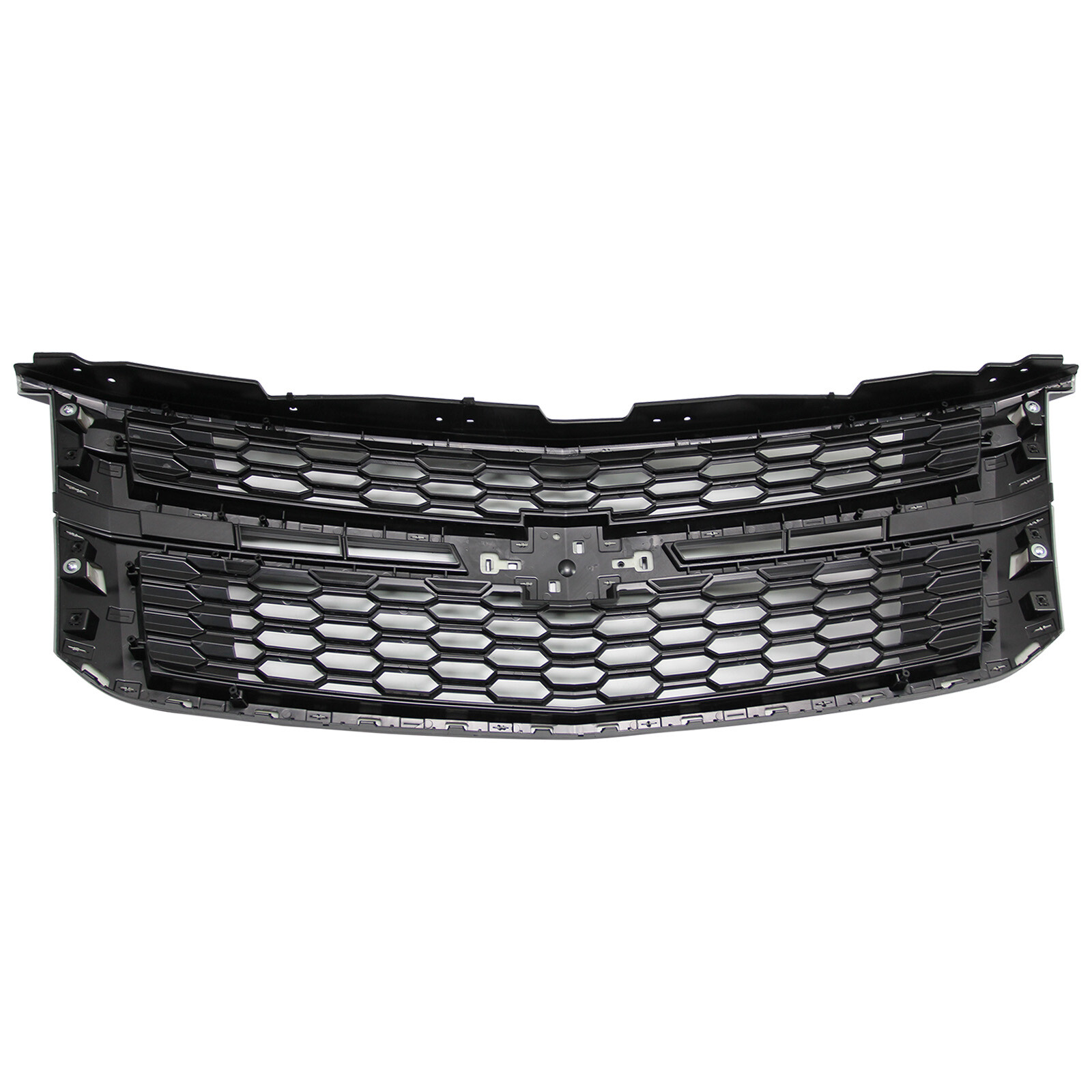Gloss Black Front Grill Grille Assembly For 2015-2020 Chevrolet Tahoe Suburban