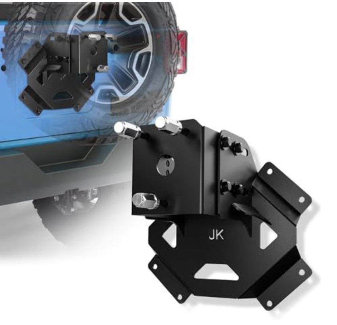Spare Tire Carrier Jeep Wrangler JK JKU Unlimited 2007-2018 Bracket Up To 37″