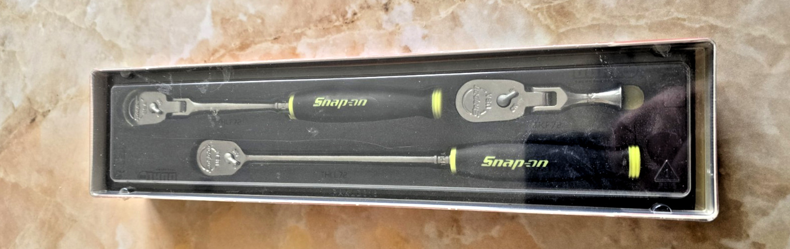 Snap-on ™ 1/4″ drive Yellow Ratchet FOAM Set TKF72 THLF72HV THLLF72HV 103RT05FHV