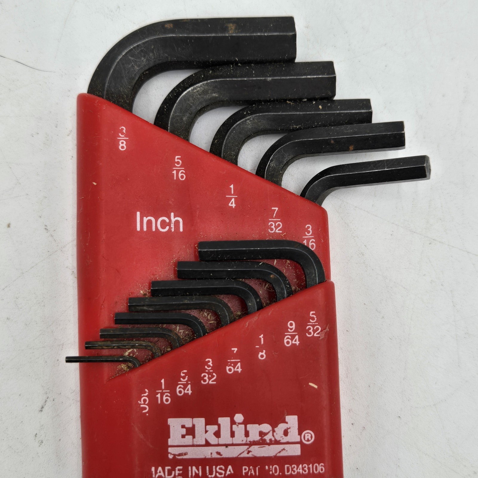 Eklind Tools 13 piece SAE Hex Allen Wrench Set .050″ to 3/8″ Made in USA