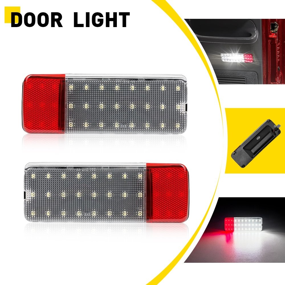 ABS PC Door Panel LED Courtesy Light F2TB13707 For Ford BRONCO 1992-1995 1996 EJ