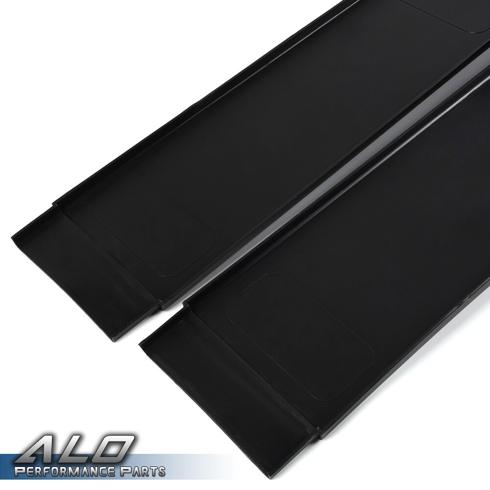 4pcs Universal Car Side Skirt Extension Rocker Panel Splitter Lip For Most Car