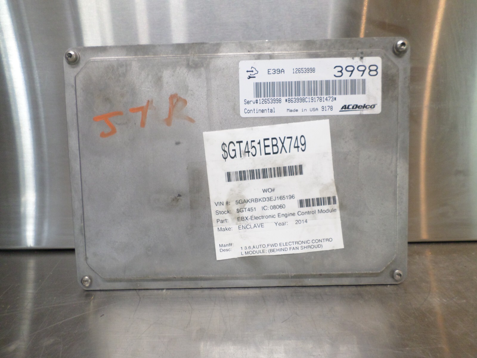 2013-2016 Buick Enclave Regal & More GM Engine Control Module ECM OE 12653998 *J