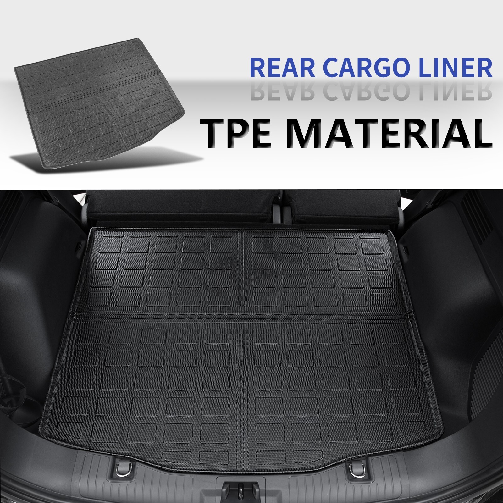Cargo Liners Trunk Mat Backrest mats All Weather Mat For 2020-2026 Ford Escape