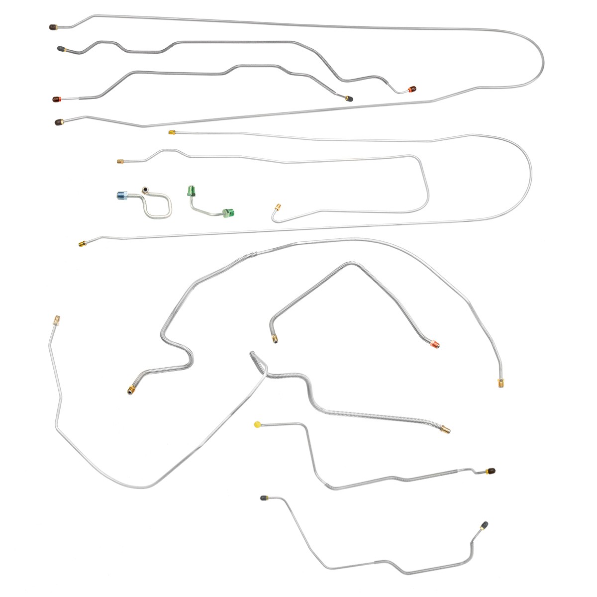 Brake Line Kit Complete Short Bed Coil Rear Power 1972 Chevrolet GMC C10 C15 SS