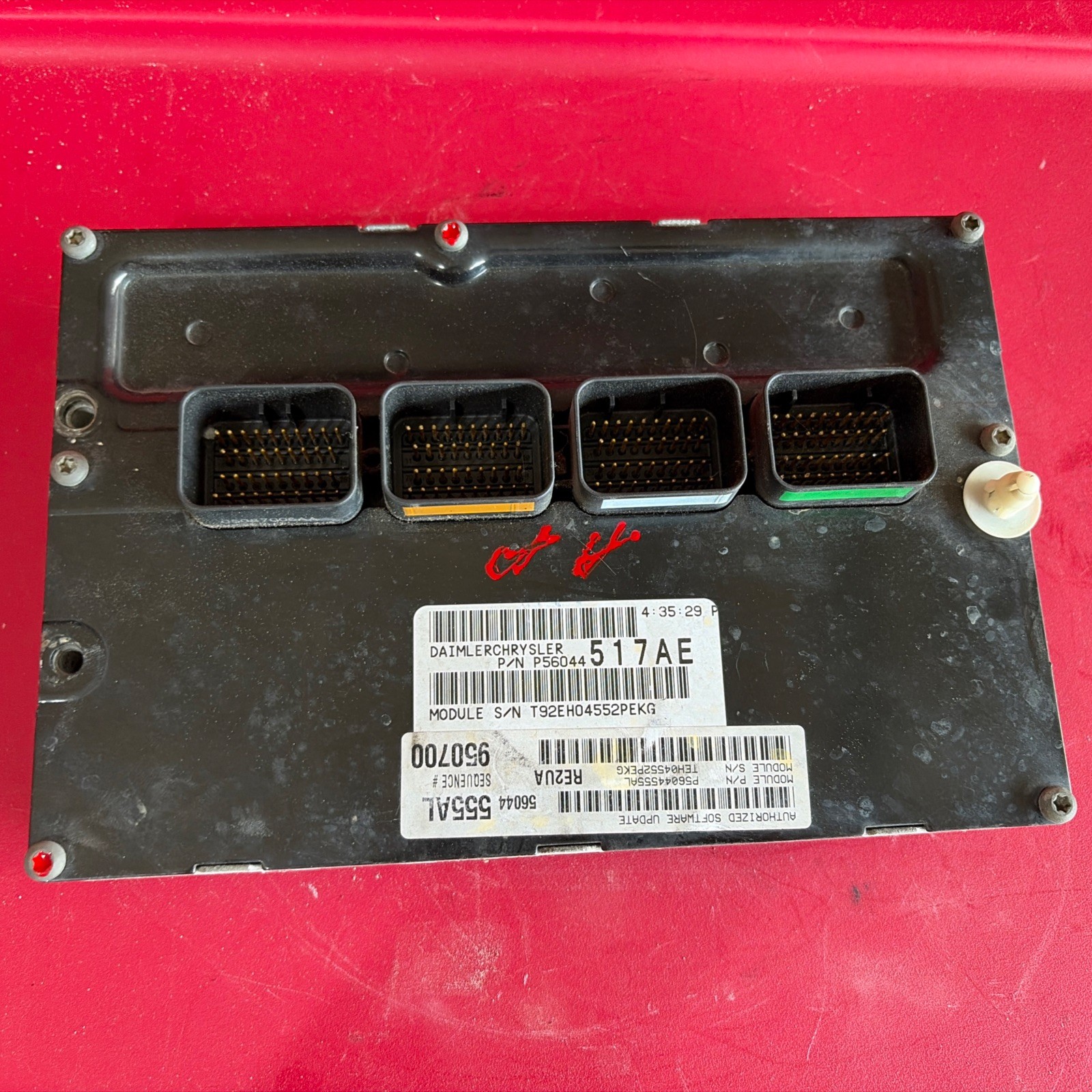2005 JEEP GRAND CHEROKEE 5.7 ECU ECM PCM COMPUTER MODULE P56044517AE 56044555AL