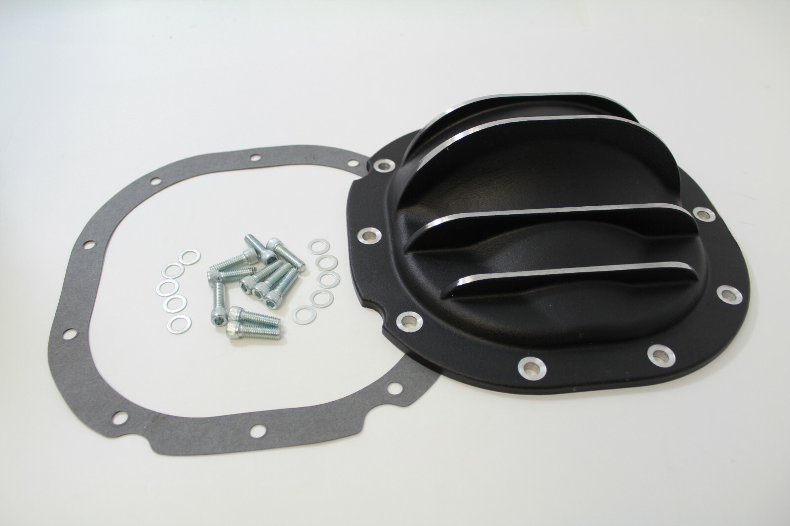 Ford Differential Cover Kit Lincoln Mazda Mercury Black Finish 10 Bolt Alum