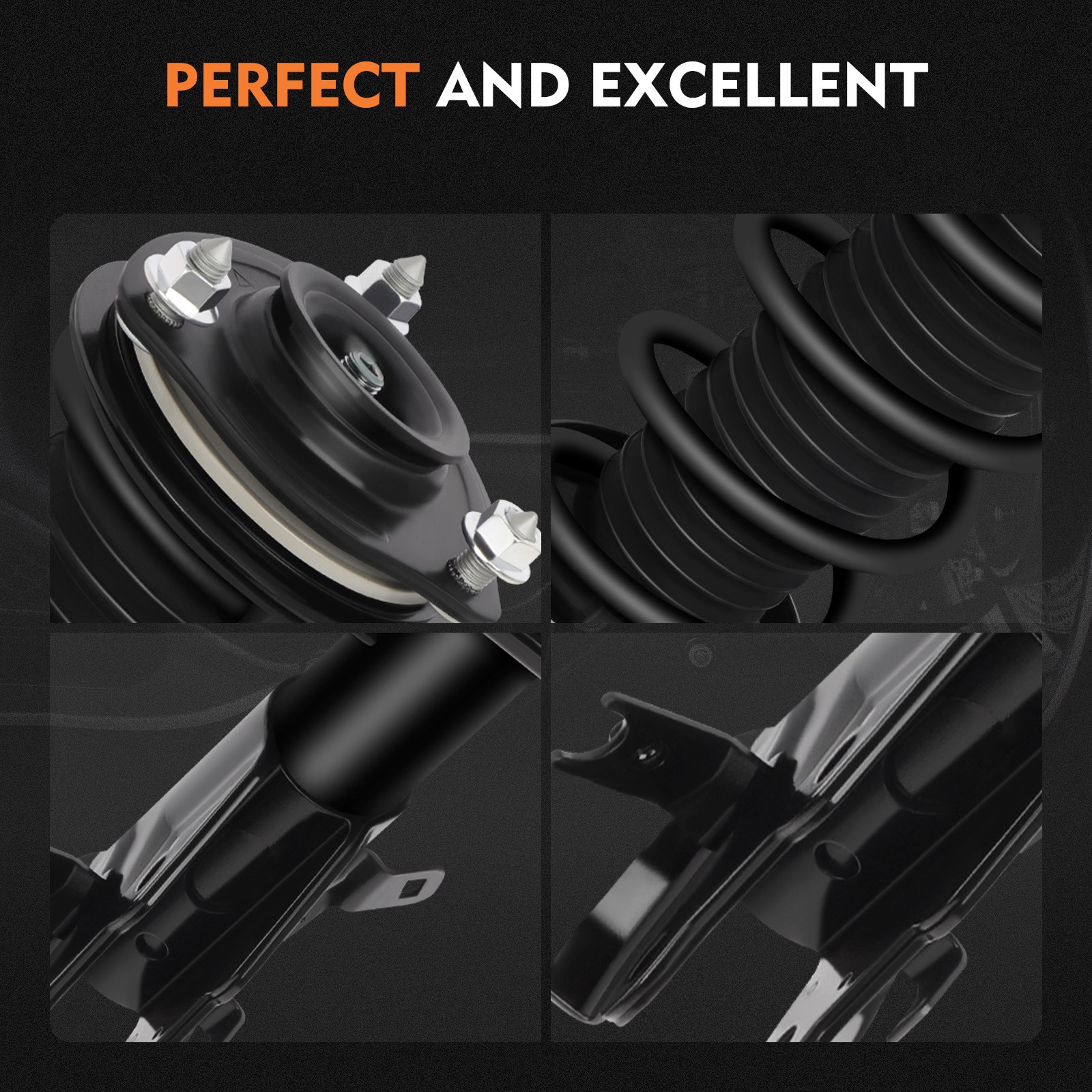 For 2012 Honda Civic Front Pair Complete Struts & Shocks Absorbers Assembly