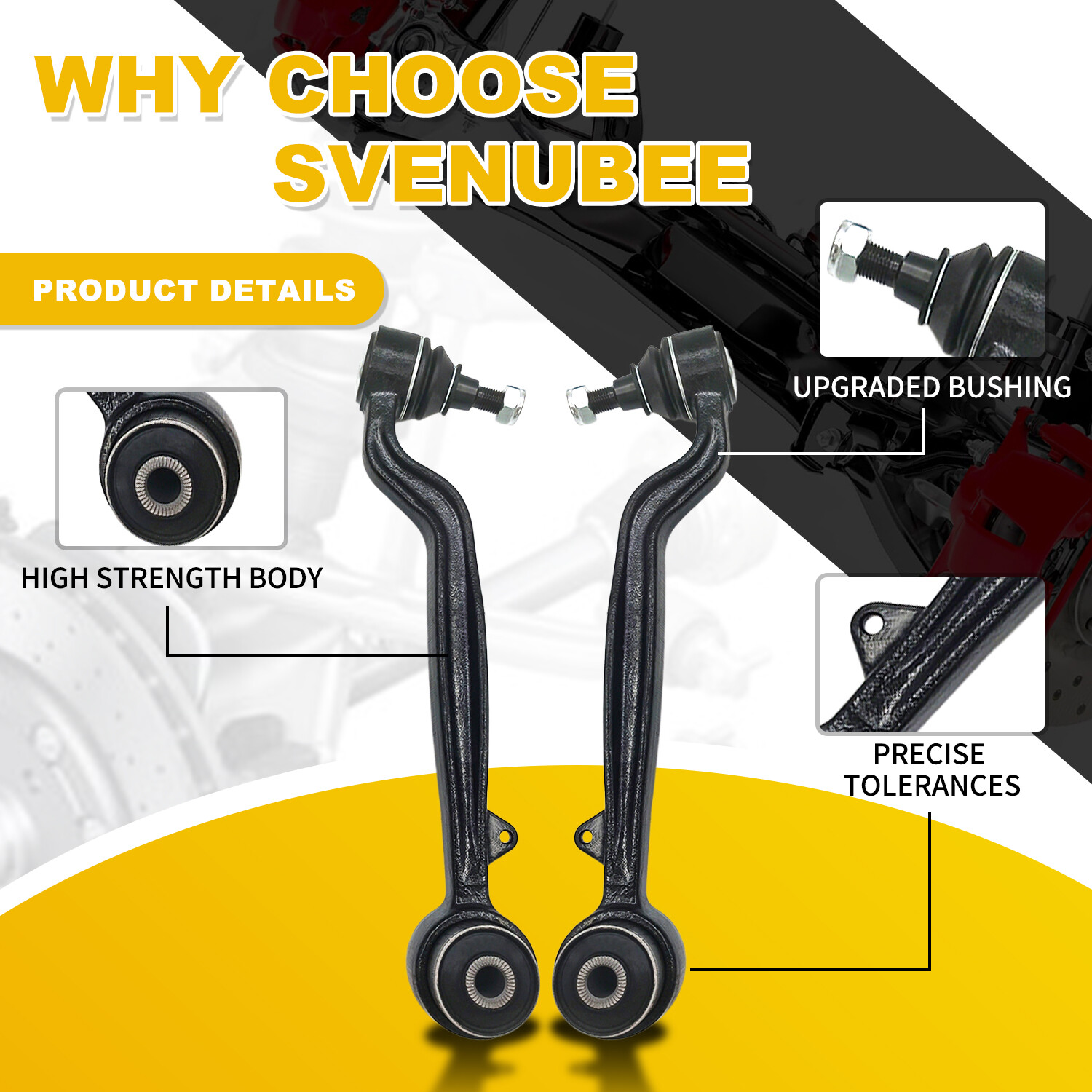 8pc Front Upper Lower Control Arm Ball Joint Sway Bar for Range Rover 2003-2012