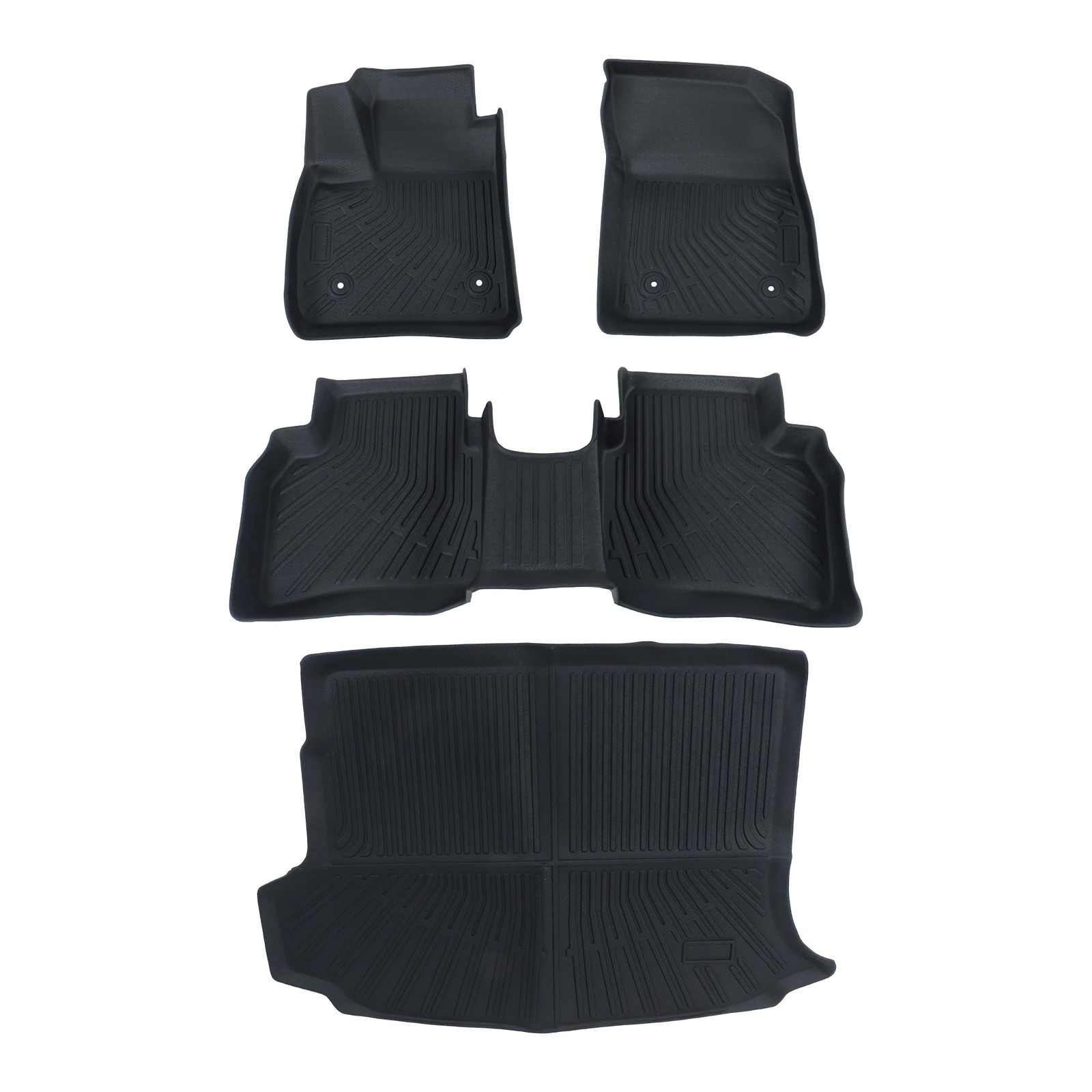 Floor Mats For Buick Envision 2021 2022 2023-2026 All Weather Cargo Liners Black