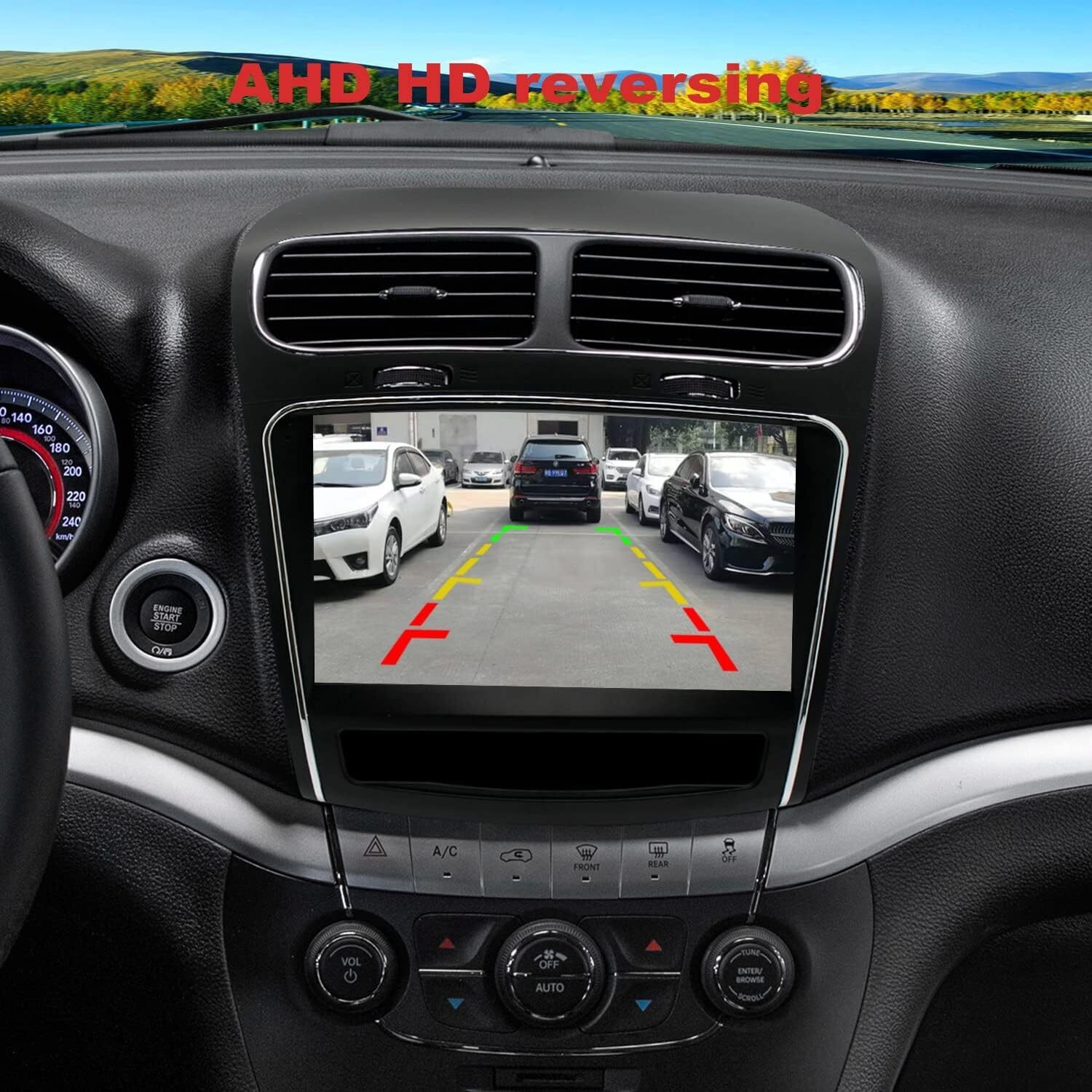 Para 2012-2020 Dodge Journey Android 14.0 Car Radio GPS Navi Wifi Apple Carplay