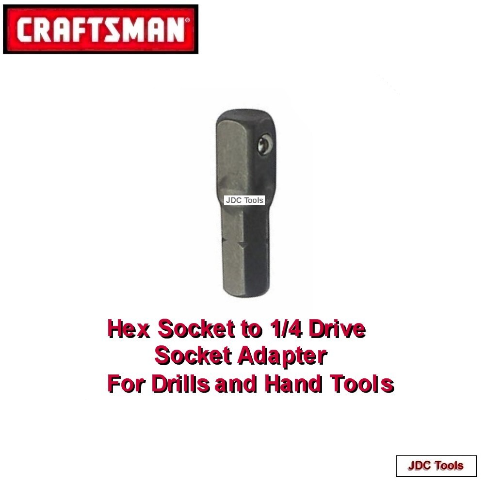 Craftsman Magnetic Driver Handle 1/4″ Screwdriver / Nut Driver Bit Tool