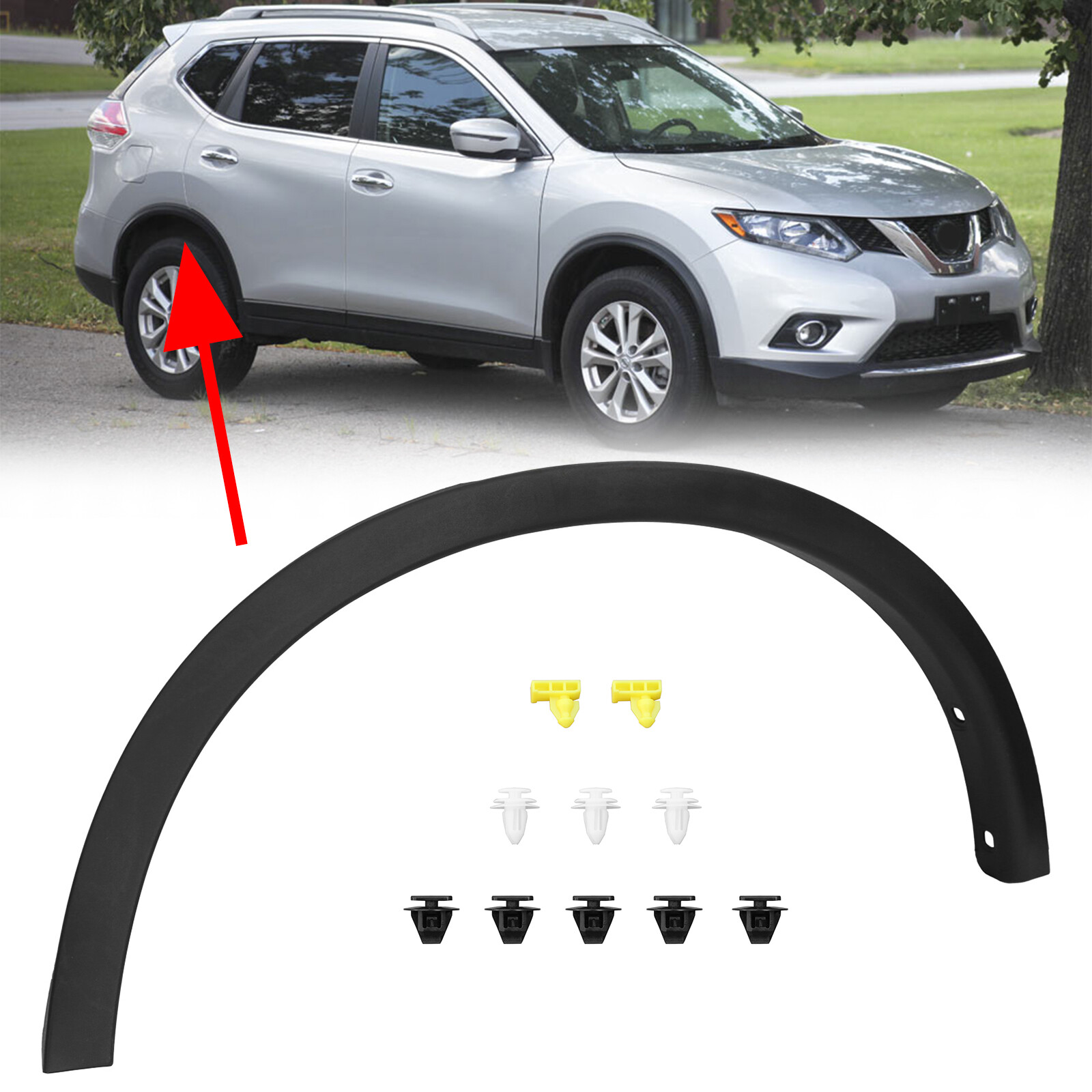 Rear Fender Flare Wheel Arch Molding Trim Right Side For 2014-2020 Nissan Rogue