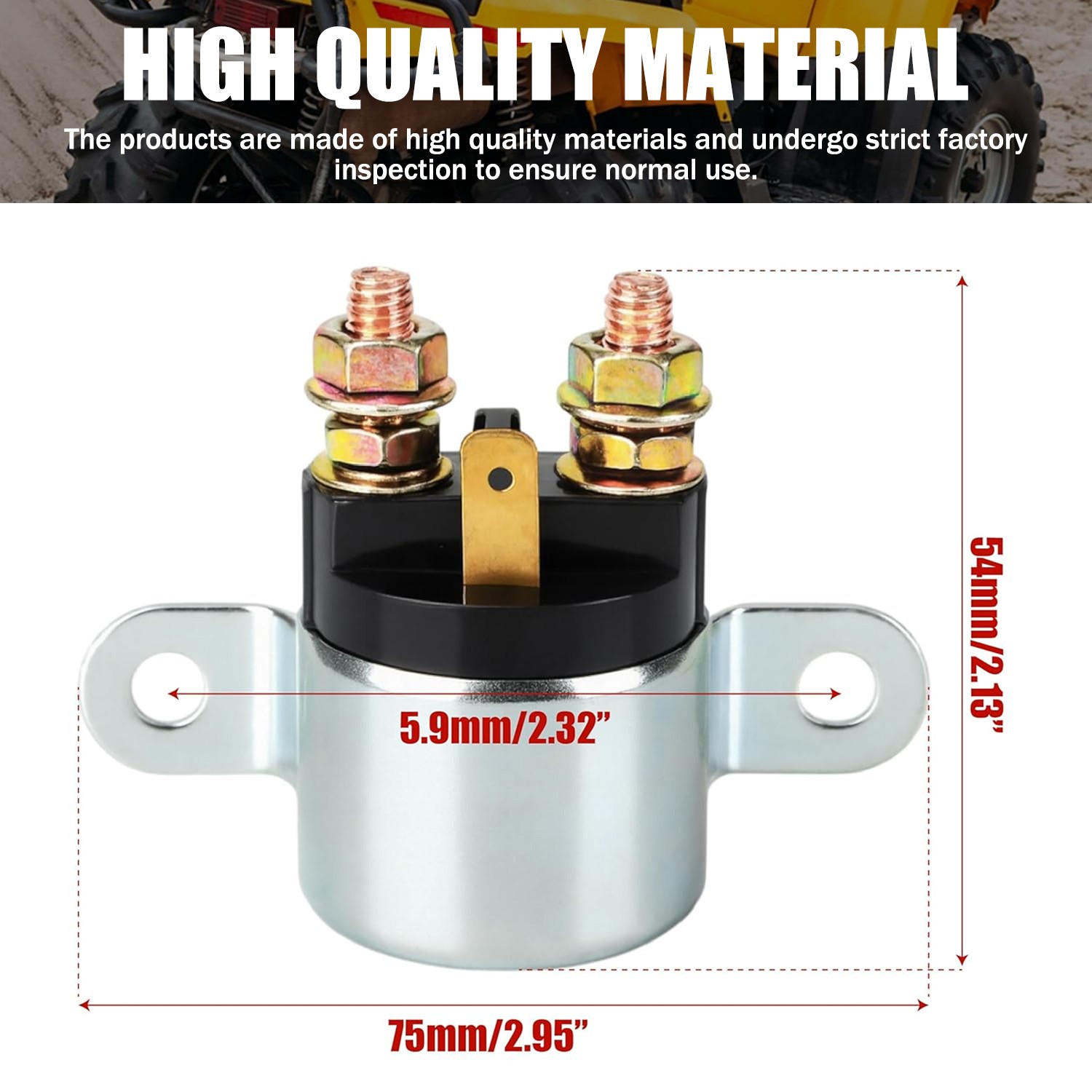 Starter Solenoid Relay for Can-Am Bombardier Maverick 1000 1000R Outlander 400