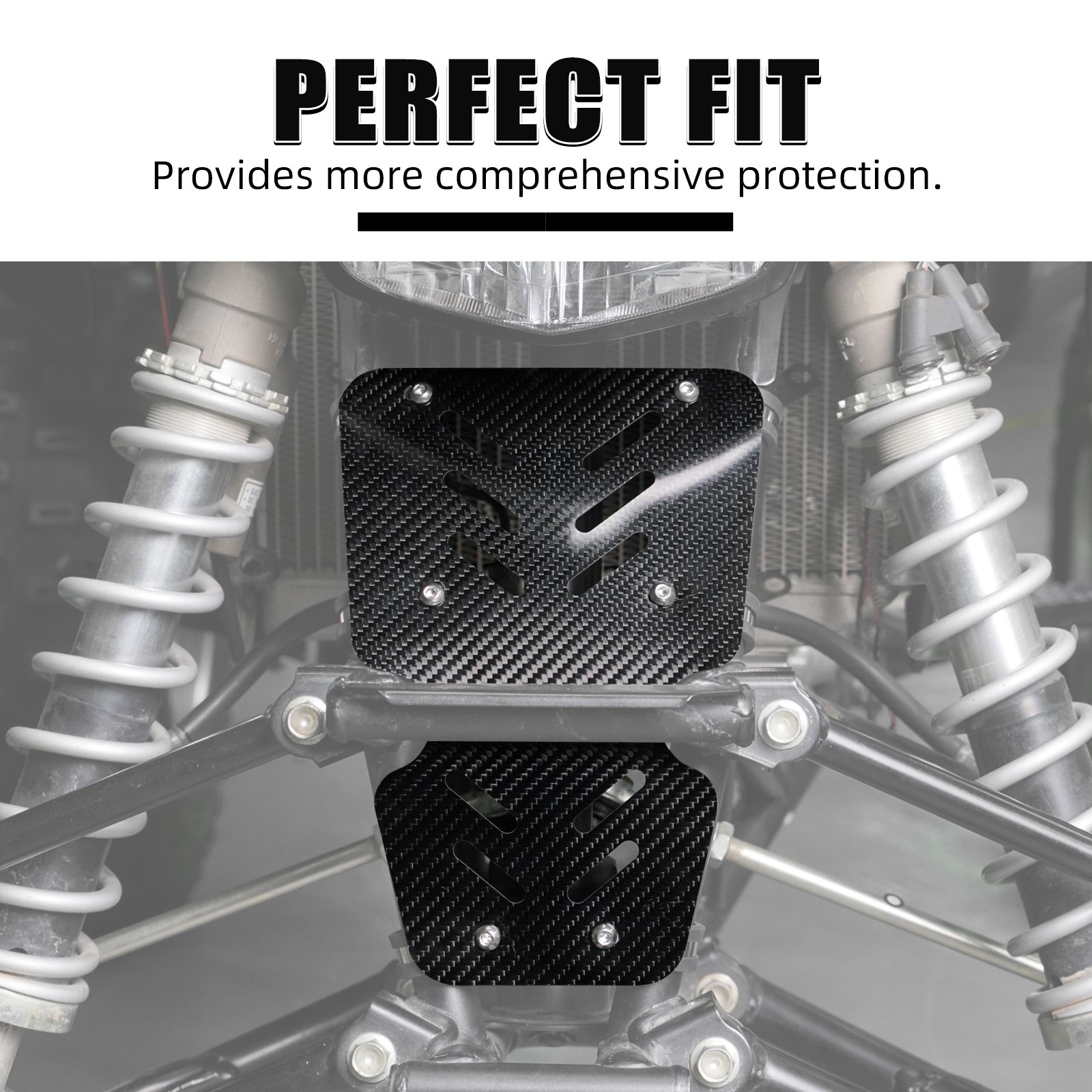 NICECNC Radiator Mud Splash Guard For Honda TRX450R Kick Start 2006-2009 Black