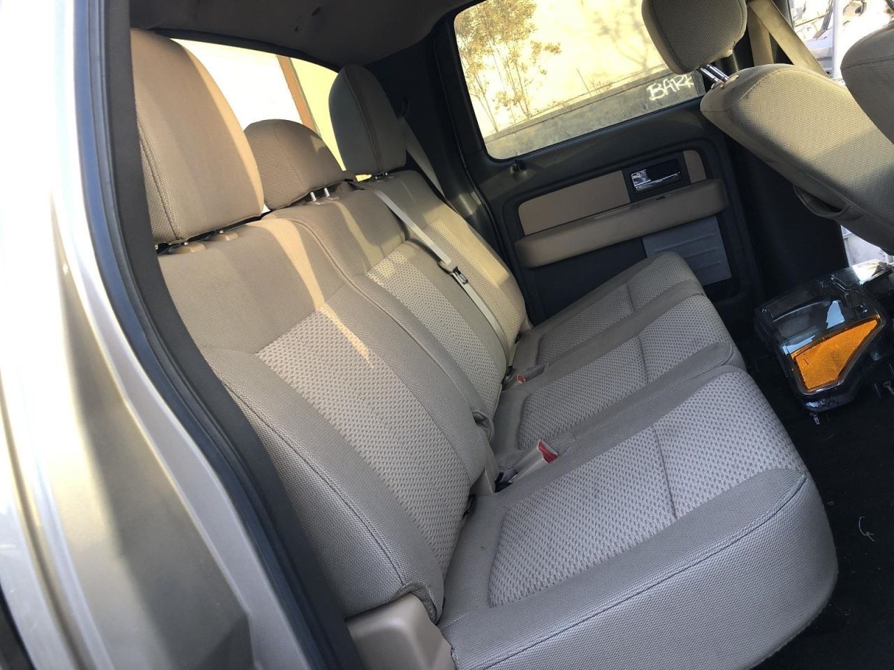 Front Seat 2012-2014 FORD F150 Right Passenger Bench MA Tan Cloth Fabric 996728