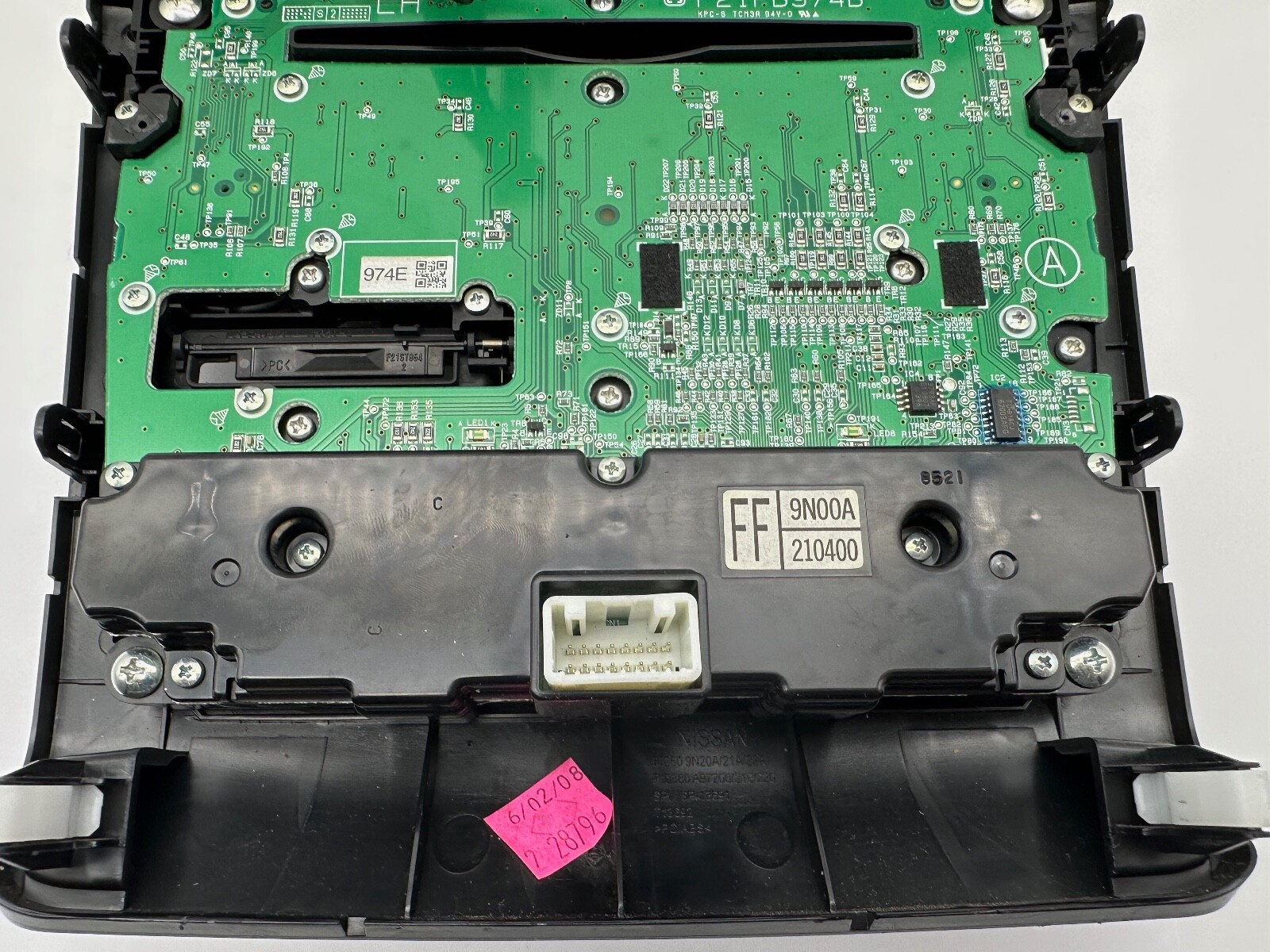 OEM 09-14 Nissan Maxima A35 AM FM Radio Climate Control CD Temp Switch Panel