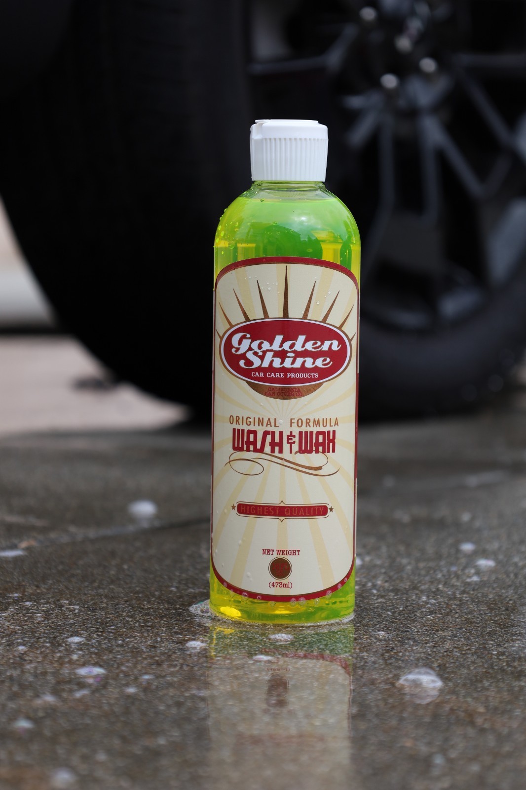 Golden Shine Car Care Products Wash & Wax Car Wash Soap 16oz or 1-Gallon Bottle
