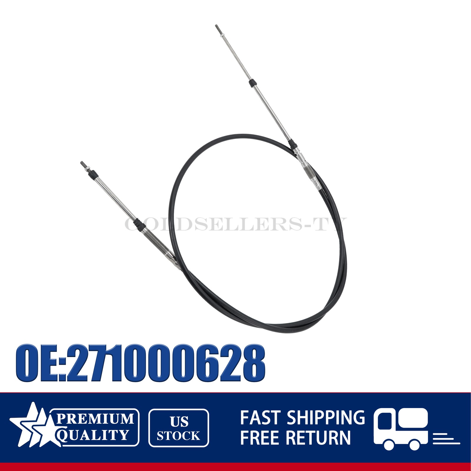 Reverse Cable 271000628 For SeaDoo Challenger 1996-1997 Speedster Sportster 1997