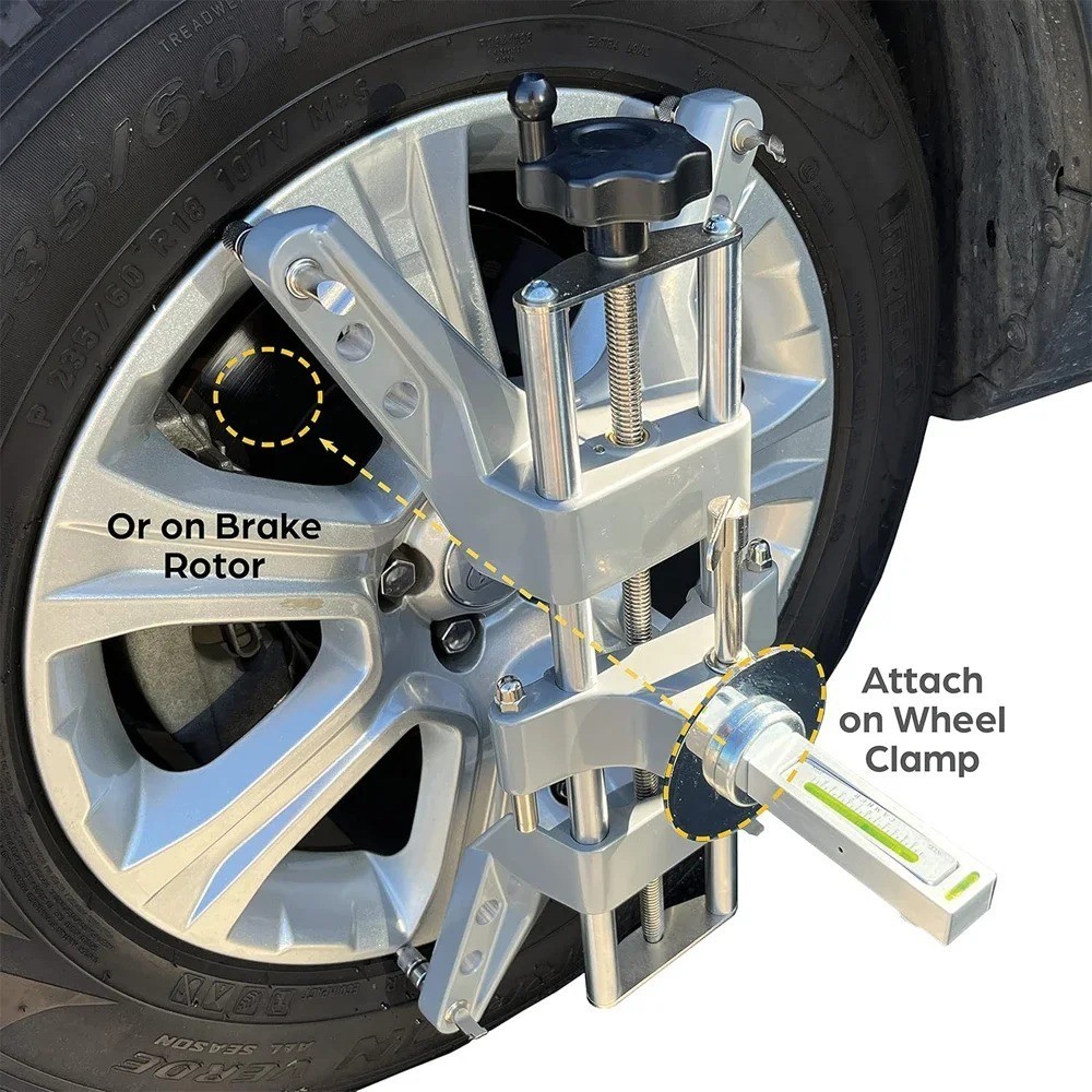 Car Camber Gauge Magnetic Wheel Alignment Tool for Tire Angle Measurement USA