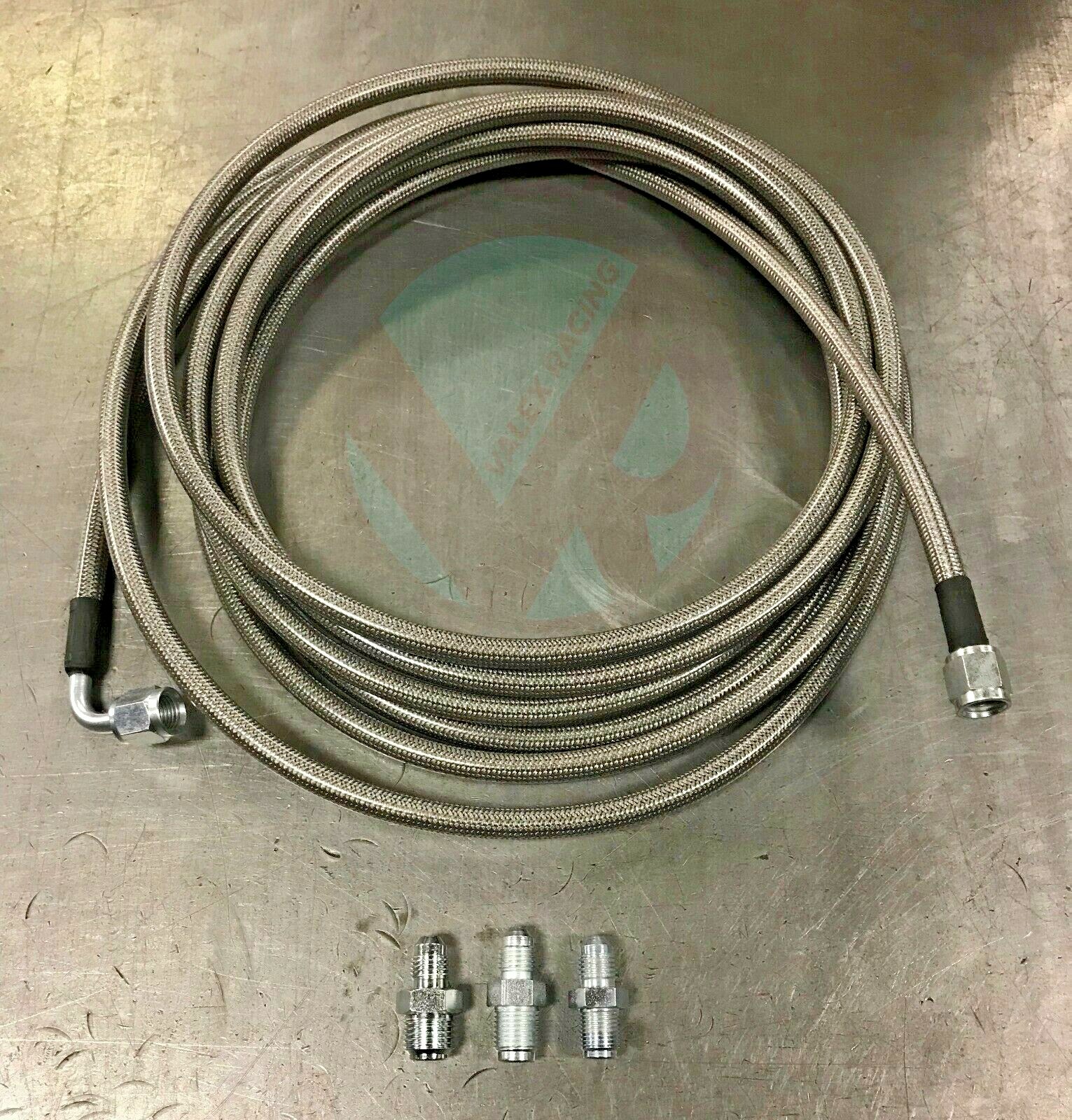 Stainless Steel Main Rear Brake Line Replacement Kit For 2000-05 Ford Excursion