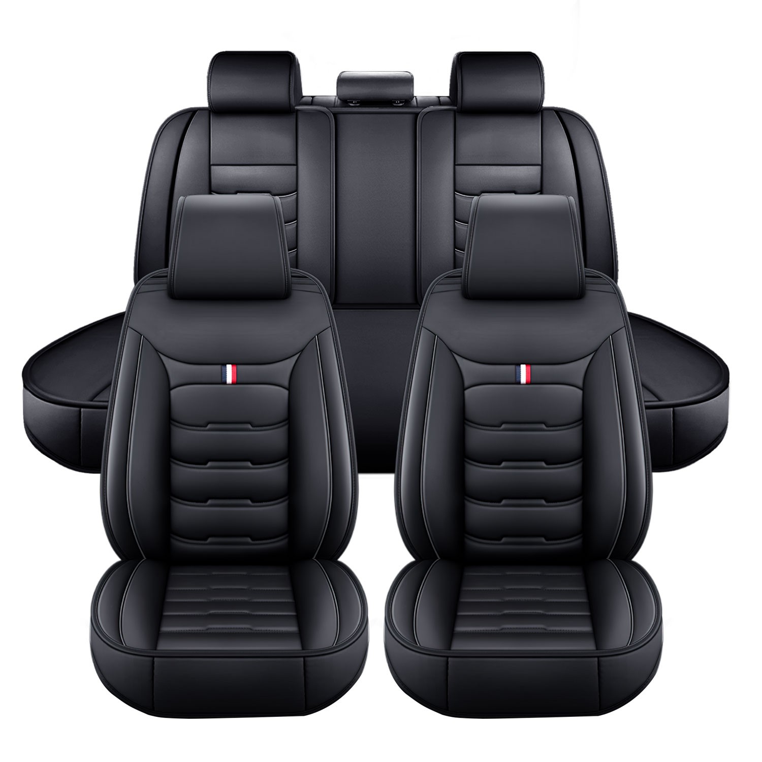For Lexus Car Seat Covers Leather Cushion Protectors 5 Seat Front Rear Full Set