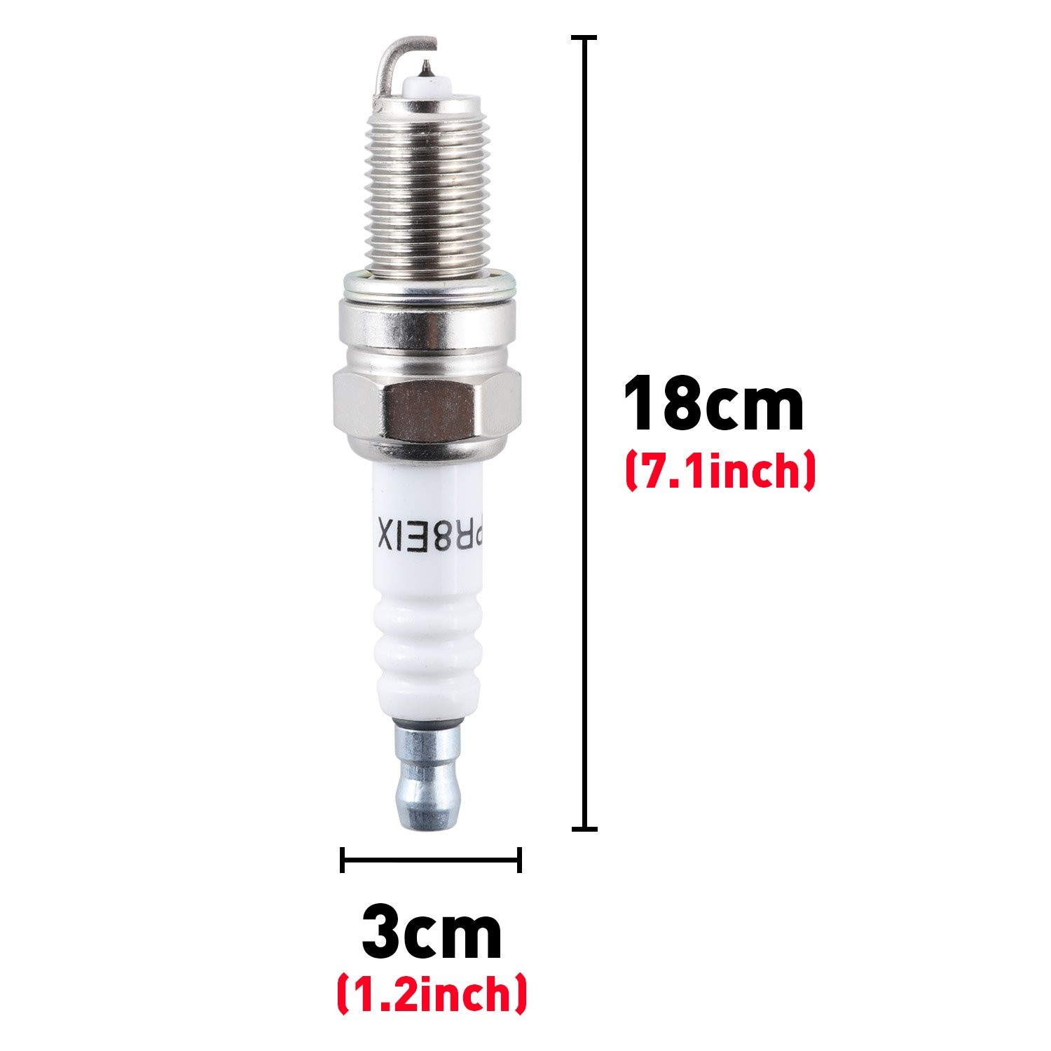 3pcs For NGK Spark Plug 12mm Copper Core Iridium Flat Seat 4339 DCPR8E OEM NEW