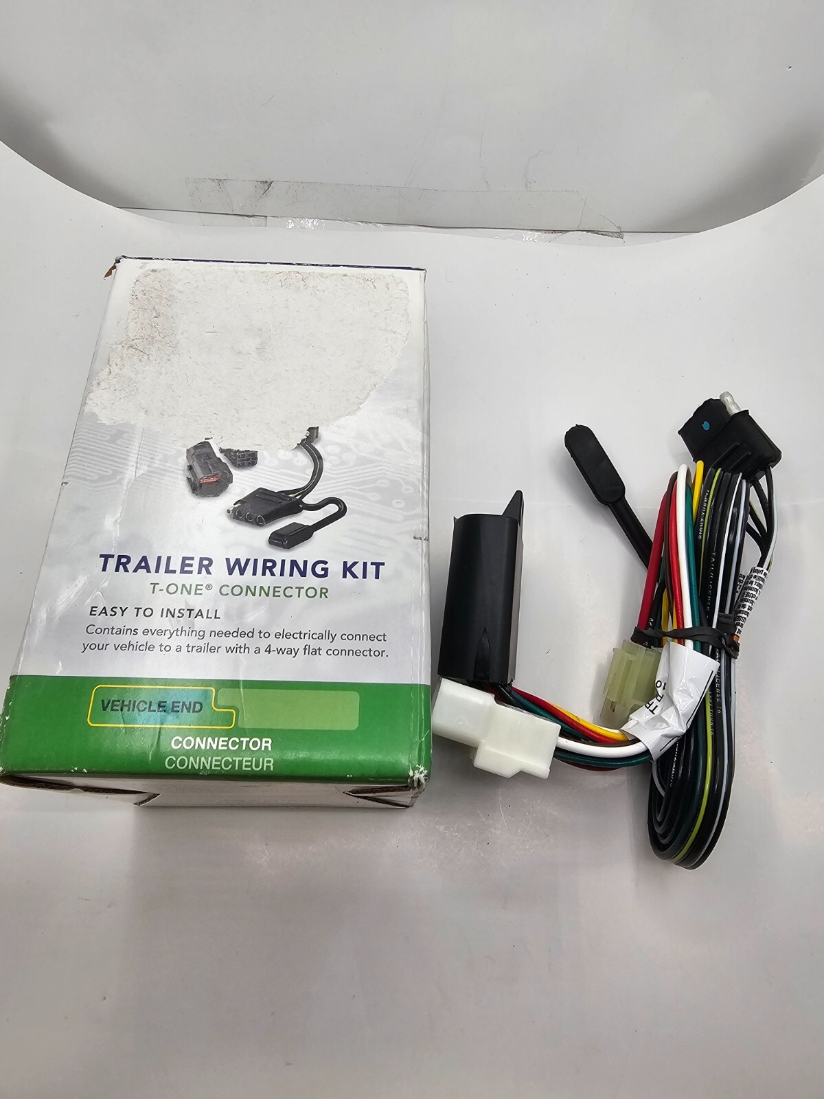 Tekonsha 118467 Vehicle End 4 Flat Trailer Wiring Connector