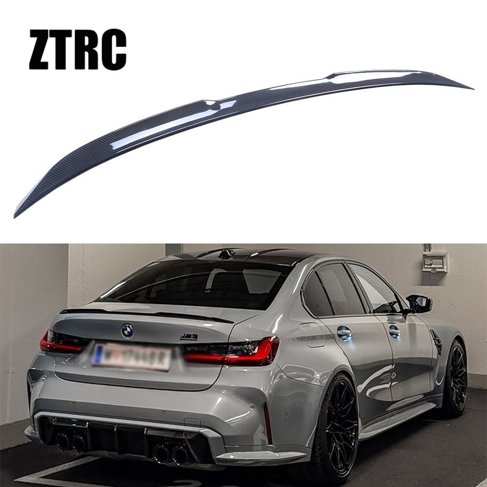 DRY Carbon Fiber Trunk Wing Spoiler For BMW G20 320 330 M340i/M3 G80 2019-2026