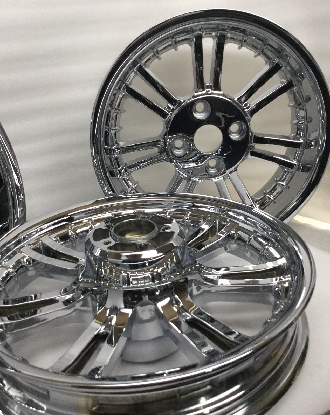 Harley FLHTCUTG Chrome Wheels Tri Glide Rims 2009 -23 SMALL BLEMISH (OUTRIGHT)