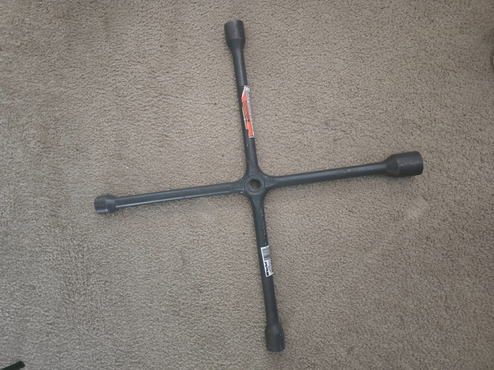 Ken-Tool T95 4-Way Lug Wrench, Drop-Forged Center, SAE