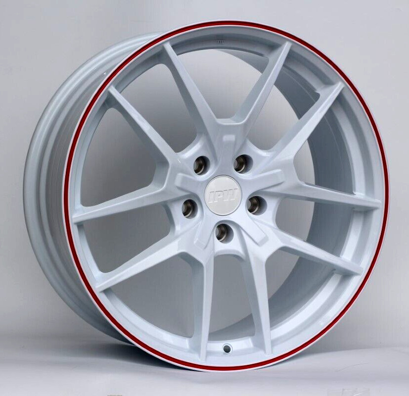 4pc – FLOW FORGED 18X8.5 WHITE WHEELS LIGHT WEIGHT 5X114 FOR HONDA CIVIC ACCORD