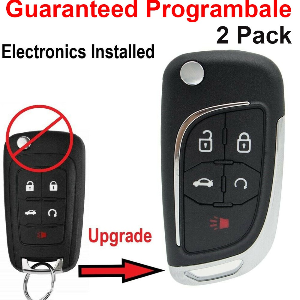 2 For 2010 2011 2012 2013 2014 2015 2016 2017 GMC Terrain Remote Control Key Fob