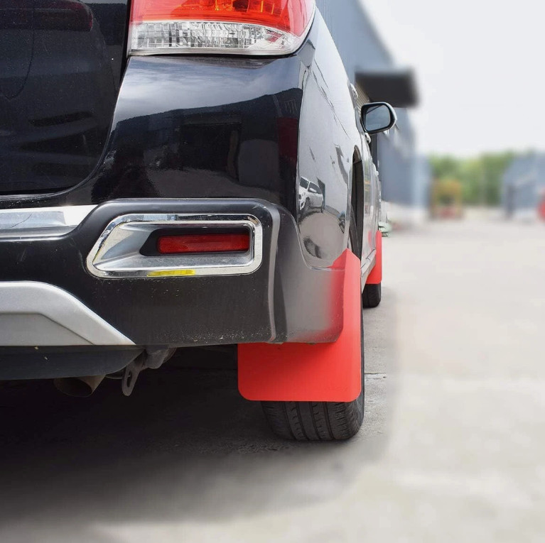 4 Pcs Red Rally Racing Flexible Mud Flaps Splash Guard For Chevrolet Monte Carlo