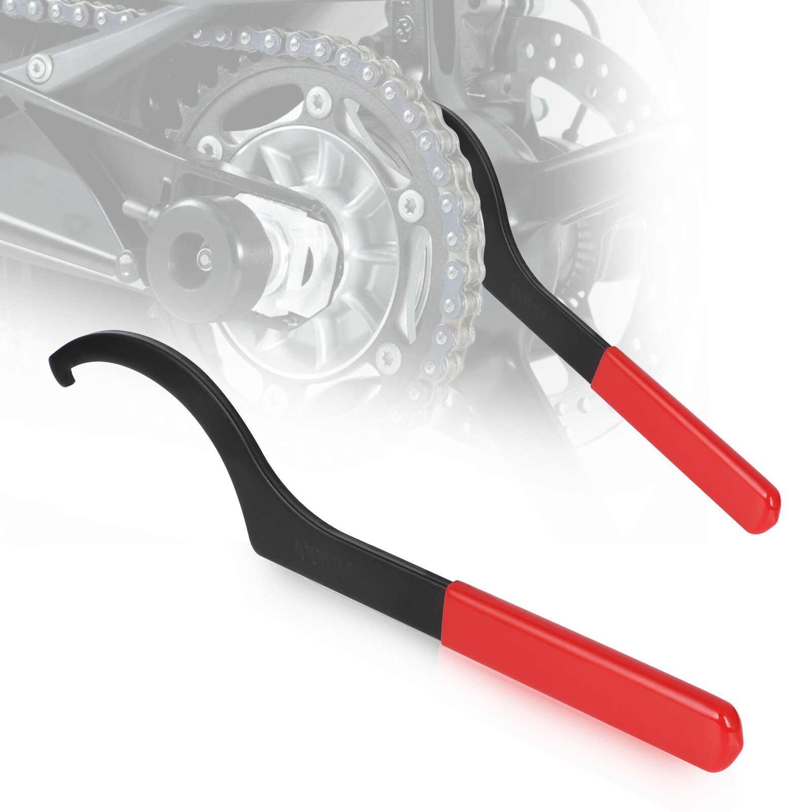 Rear Hub Chain Adjusting Hook Wrench Tool For Ducati 748 848 916 996 998 1098 US